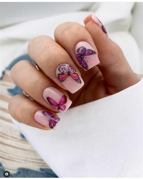 10 Beautiful Butterfly Nail Designs Wondafox