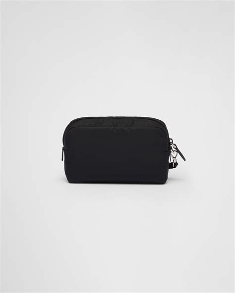 Black Re Nylon Pouch Prada