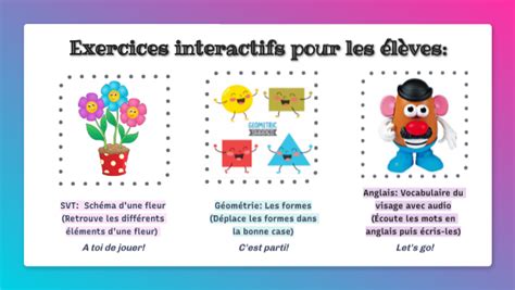 Exercices Interactifs