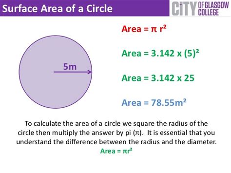 Calculations With Circles