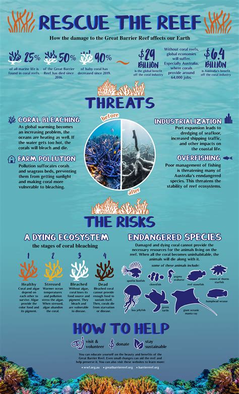 Great Barrier Reef Infographic Behance