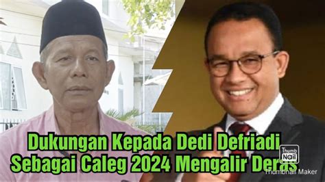 Dukungan Kepada Dedi Defriadi Sebagai Caleg Dari Partai Ummat