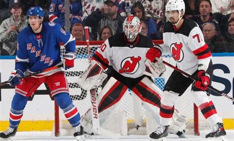 Devils Vs Rangers Lines Playoff Aspirations Clash Point Spreads