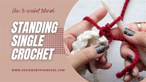 Standing Single Crochet Stitch Tutorial Youtube