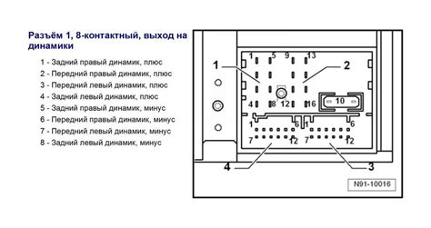 Распиновка магнитолы rcd 310 92 фото