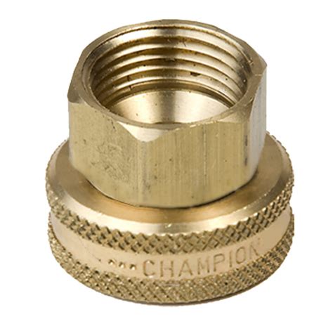 Champion Irrigation 13f Brass Swivel Hose Fitting Arrowhead Brass And