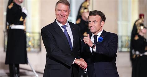 Iohannis s a întâlnit cu Macron Franța e un susținător al aderării