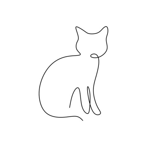 Kitten Scratching Sketch Vector Art Stock Images Depositphotos