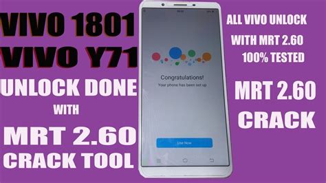 Vivo 1801 Y71 Format Free Tool Youtube