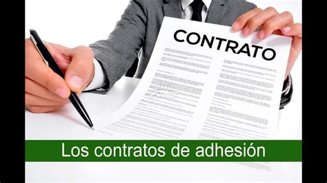 Los Contratos De Adhesión Youtube