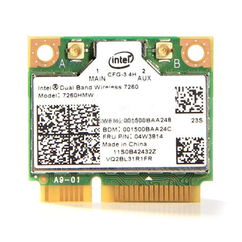 Intel Centrino Ultimate N Agn Half Mini Pci E Wlan Wifi