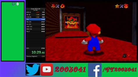 Super Mario 64 Speedrun 16 Star Old Pb 28 16 Youtube