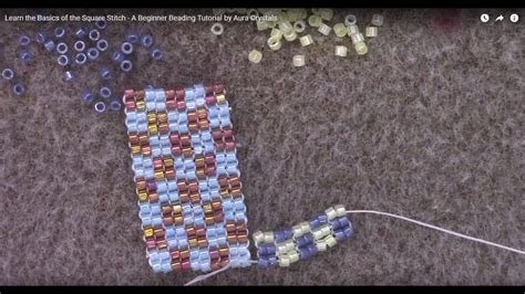 Learn The Basics Of The Square Stitch A Beginner Beading Tutorial By