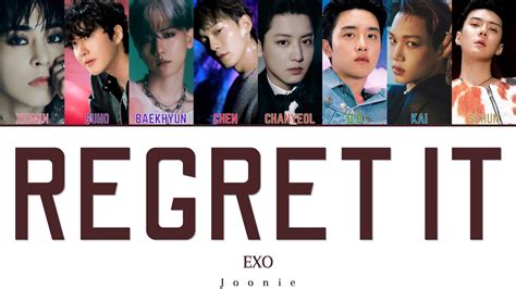 Exo Regret It Lyrics Color Coded Lyrics Han Rom Eng Youtube