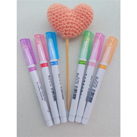 Caneta Carimbo Roller Desenho E Cores Variados Fofo Kawaii Papelaria