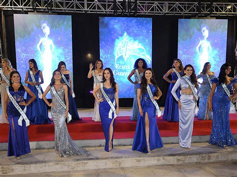 Las Candidatas A Reina De Guayaquil Fueron Presentadas Ante La