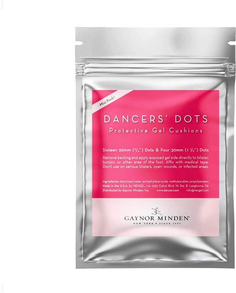 Gaynor Minden Dancers Dots Almohadillas Para Orejas De Gel Parches