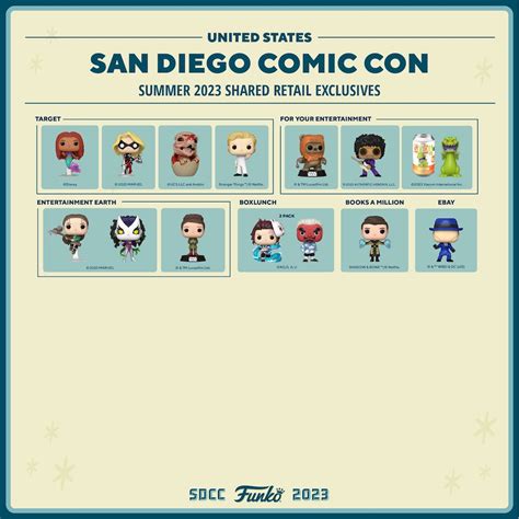 2023 Funko San Diego Comic-Con Exclusives List, Pop Gallery