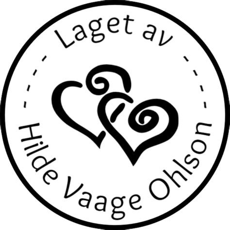 Personlig Stempel Laget Av Med Navn Og Hjerter Foldal Stempel Og Skilt