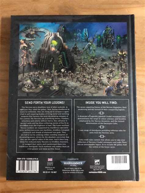 Mavin Codex Necrons Th Edition Warhammer K New Book