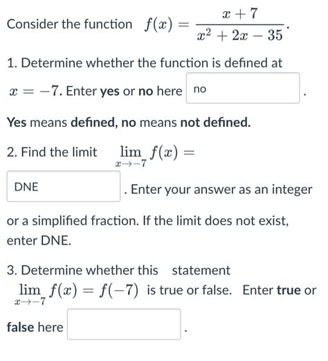 Solved Consider The Function F X X 7x2 2x 35 Determine Chegg