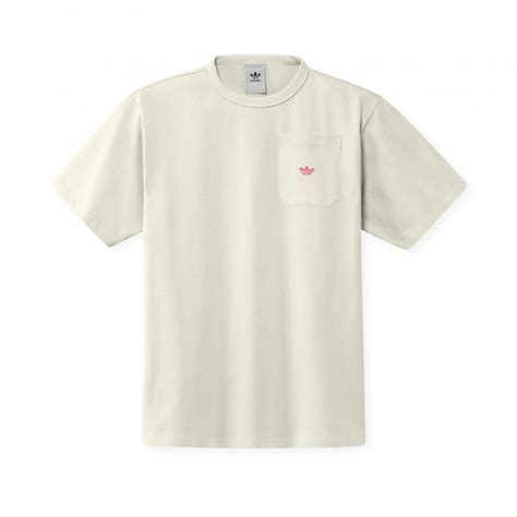 Adidas Skateboarding Heavyweight Shmoofoil Pocket T Shirt Cream White