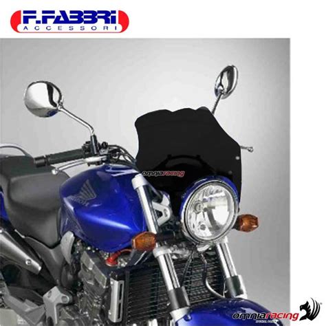 Cupolino Fume Scuro Sport Naked Touring Fabbri Per Honda Hornet