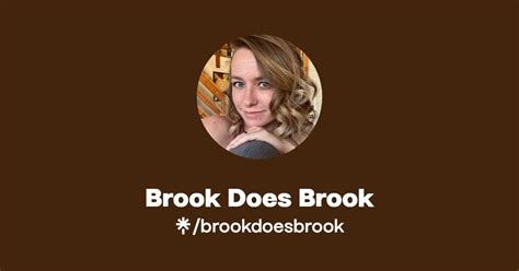 Brook Does Brook | Instagram, TikTok | Linktree