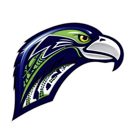 Download Creative Seahawks Logo Interpretation Png Jlr56 | Wallpapers.com