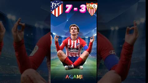 Atletico Madrid Vs Sevilla La Liga Match Agami Shorts Football