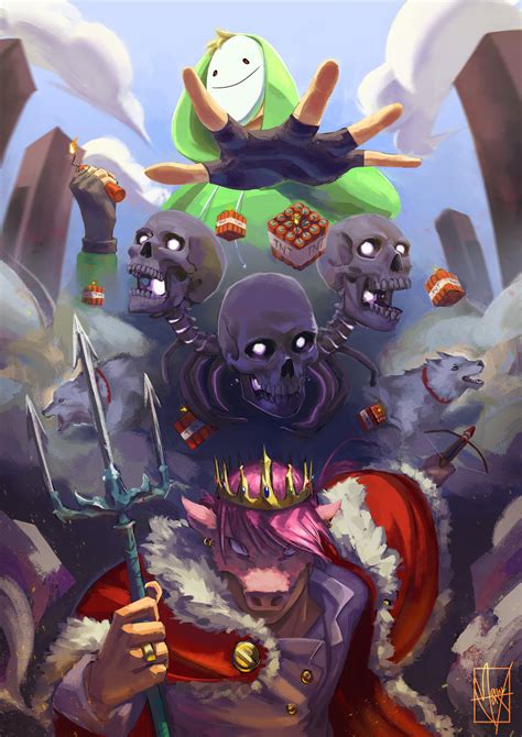 ArtStation - Dream | Technoblade Fan Art