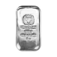 1 Oz Cast Silver Bar Germania Mint Silver Gold Bull Canada