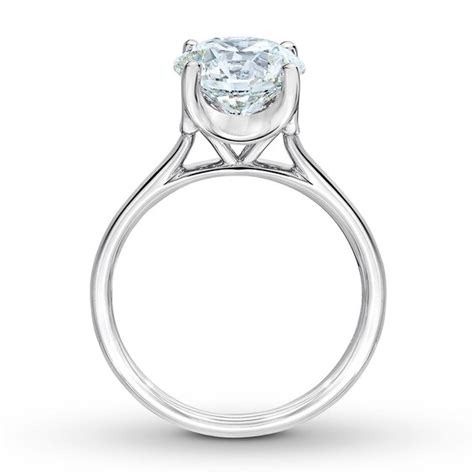 The Leo First Light Diamond Solitaire Ring 3 carats 14K White Gold | Jared