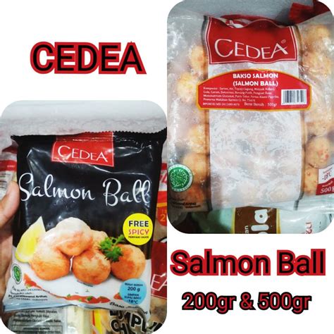 Jual Cedea Bakso Salmon Salmon Ball 200gr 500gr Shopee Indonesia