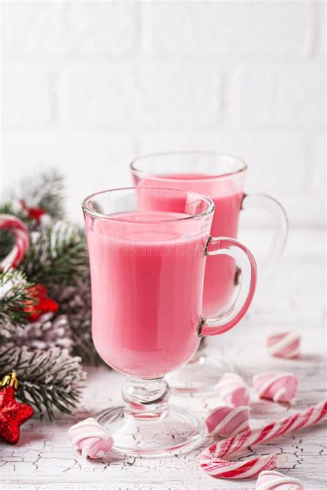 Ruby Hot Chocolate Or Pink Cocoa Stock Photo Image Of Festive Ruby 160567838