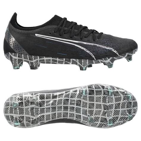 PUMA Ultra Ultimate FG AG Eclipse Svart Vit Turkos Unisportstore Se