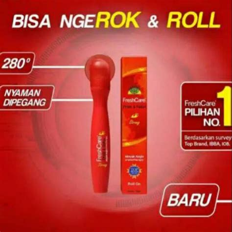 Jual Freshcare Press Relax Minyak Angin Roll Freshcare Rock And