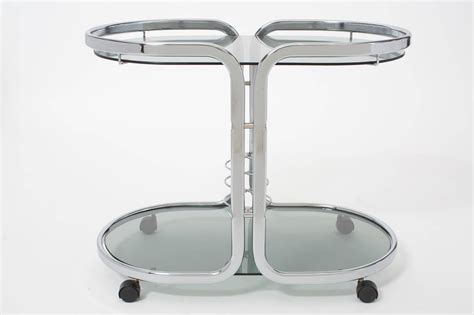 French Vintage Polished Chrome Bar Cart at 1stDibs | vintage chrome bar ...