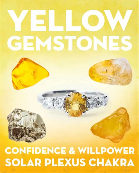 List Of Yellow Stones And Crystals Pictures Meanings Properties