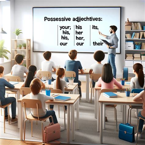 Possessive Adjectives Lesson Plan Presentation Esl Lessons