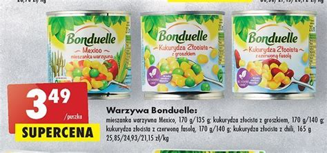 Promocja Kukurydza złocista z chilli bonduelle w Biedronka