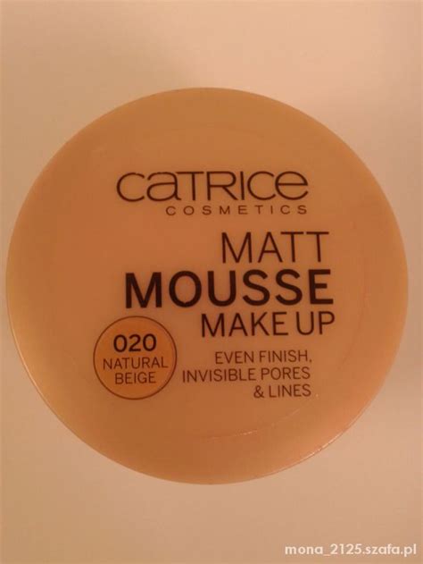 CATRICE PODKŁAD MATUJĄCY W MUSIE 020 Natural Beige w Twarz Szafa pl