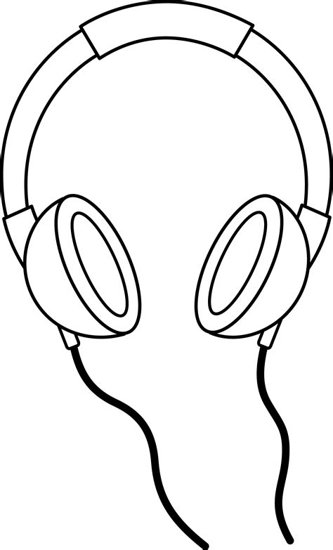 Headphones Drawing Clipart Best