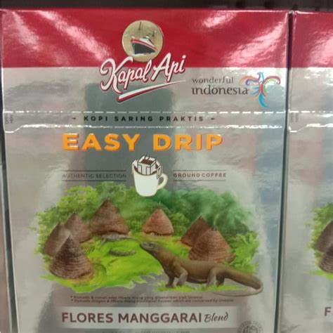 Jual Kapal Api Easy Drip Flores Manggarai Blend Box Shopee Indonesia