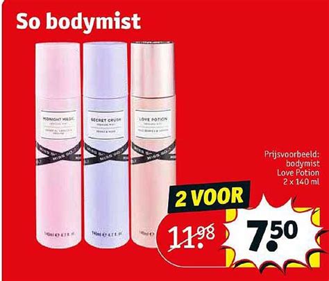 So Bodymist Aanbieding Bij Kruidvat Folders Nl