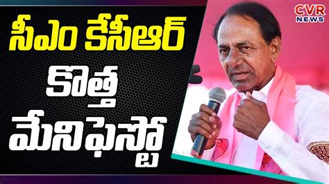 సీఎం కేసీఆర్ కొత్త మేనిఫెస్టో Cm Kcr New Manifesto Telangana 2023