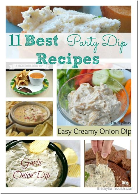 Best Party Dips Recipes | The Taylor House