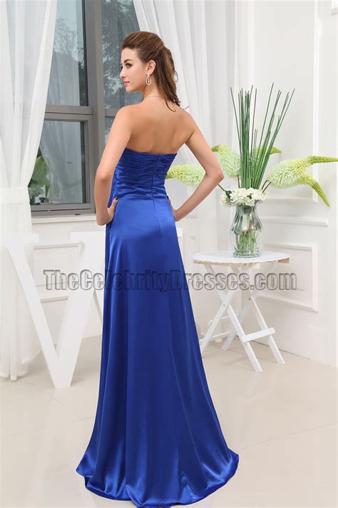 Royal Blue Strapless Prom Dress Evening Formal Gown TheCelebrityDresses