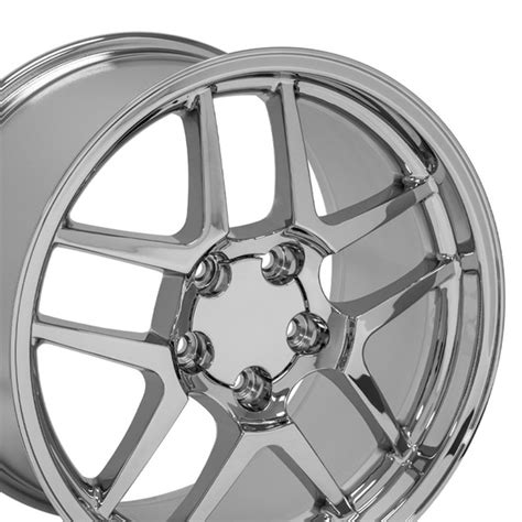 Corvette Wheel - C5 Z06 Rim - CV04 18x10.5 Chrome Corvette Rim