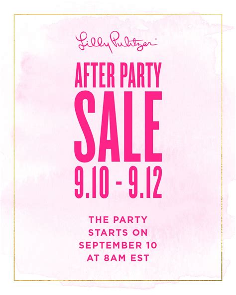 Carly Lilly Pulitzer After Party Sale Details